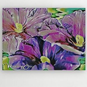 "Morning Stories" Original Signed Artwork By MalloryJane 18"x24" Canvas or Frame